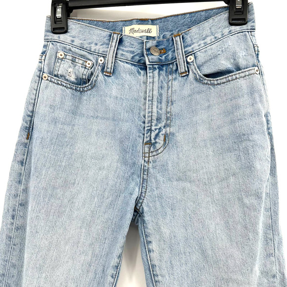 Madewell size 23 the‎ perfect vintage jean light wash 100% cotton blue jeans - Picture 3 of 7